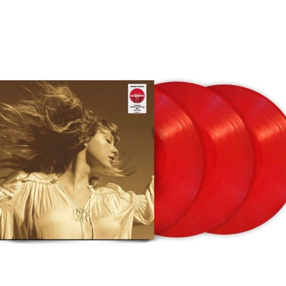 Taylor Swift NWT | Fearless Taylor's Version exclusive red 3LP vinyl records TV - Picture 8 of 8